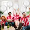 12 Pcs 18 Inch Large Golf Ball Balloons, Mylar Golf Ball Balloons for Golf Themed Birthday Party Decorations Sports Party Decorations view 4
