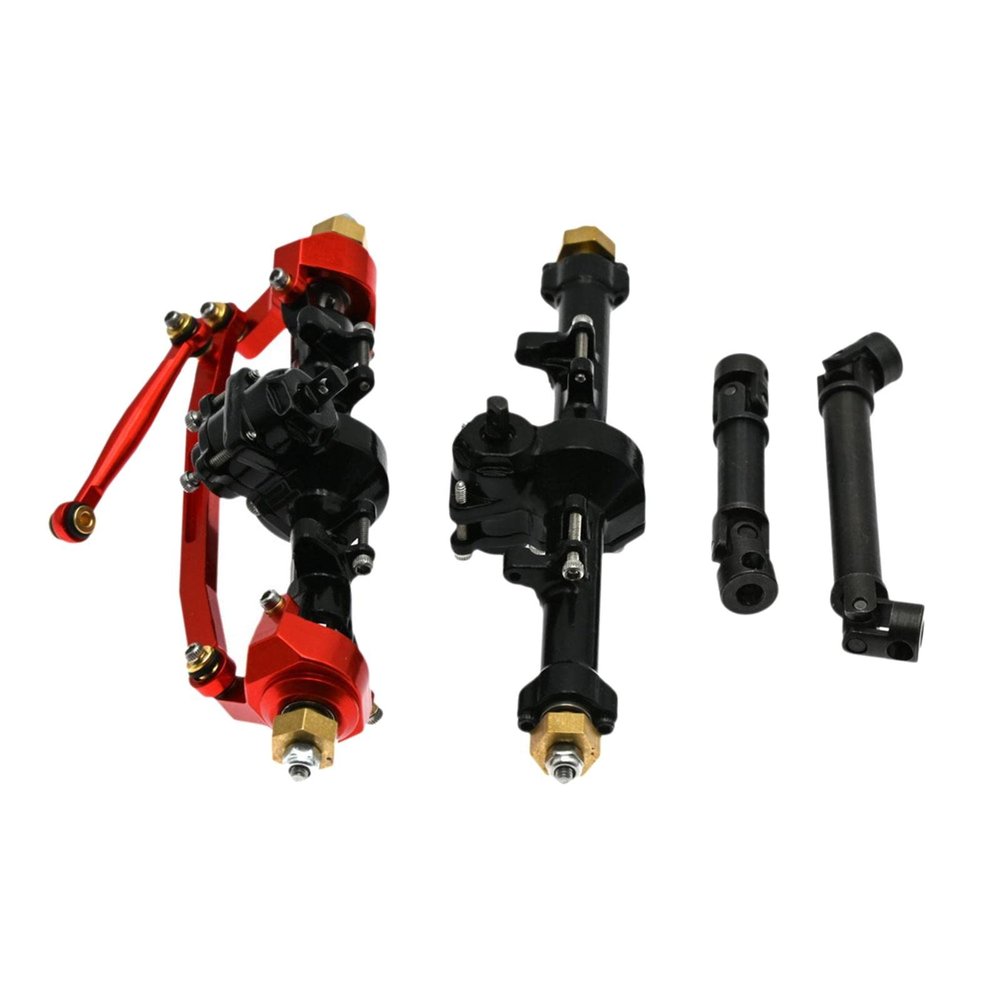 Jojomis Front/Rear Axle for Axial SCX24 90081 RC Crawler Car Axle Drive Shaft