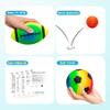 PlayZap 7-Piece Soft Ball Set for Toddlers & Kids - Includes 5 Playground Balls, Soccer, Football & Basketball - Great for Home, Yard, Pool, Classroom & Park for Boys & Girls view 3