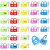 AXEARTE Montessori Educational Toys - Alphabet Learning Locks and Keys for Toddlers - 26 Locks & Keys Set - Baby Sensory Fine Motor Skills Toys - ABC Locks and Keys view 1
