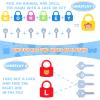 AXEARTE Montessori Educational Toys - Alphabet Learning Locks and Keys for Toddlers - 26 Locks & Keys Set - Baby Sensory Fine Motor Skills Toys - ABC Locks and Keys view 4