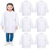 Taiyin 6 Pcs Doctor Coat Costume for Kids Lab Coat Unisex Uniform for Boys Girls Children Nurses Graduation Season Science(L Size) view 1