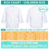 Taiyin 6 Pcs Doctor Coat Costume for Kids Lab Coat Unisex Uniform for Boys Girls Children Nurses Graduation Season Science(L Size) view 2