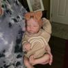 Angelbaby Reborn Baby Doll Girl Realistic 19 Inch Sleeping Newborn Baby Doll Look Real Life Soft Vinyl Handmade Cute Weighted Body Bebe Lifelike Reborn for Girl Gift Toys view 2