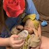 Angelbaby Reborn Baby Doll Girl Realistic 19 Inch Sleeping Newborn Baby Doll Look Real Life Soft Vinyl Handmade Cute Weighted Body Bebe Lifelike Reborn for Girl Gift Toys view 4