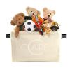 ZAACUSTOM Waterproof Personalized Basket Storage Bin with Name Foldable Personalized Toy Box for Boys Girls Kids Custom Storage Baskets Closet Shelf Nursery Boxes Cubes Organizer with Handles, 1 Pack view 3