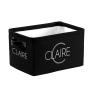 ZAACUSTOM Waterproof Personalized Basket Storage Bin with Name Foldable Personalized Toy Box for Boys Girls Kids Custom Storage Baskets Closet Shelf Nursery Boxes Cubes Organizer with Handles, 1 Pack view 1