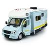 Toy Camper RV Motorhome Toys for Boys Girls Diecast Metal Vehicle Pretend Play Pull Back Model Car Doors & Awning Open Light Sound Age 3 4 5 6 7 8 Kids Toddlers Birthday Gifts, Blue view 4
