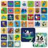 Hebayy Memory Matching Game, 72 PCS Camping Theme Matching Cards for Toddlers 36 Designs Memory Cards Educational Learning Toys for Preschool 4 5 6 Years Old view 1