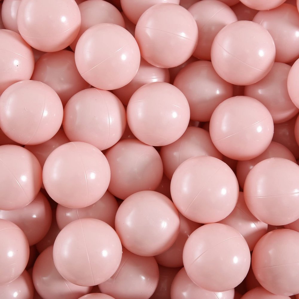 Heopeis Ball Pit Balls - Plastic Ball Play Balls BPA Free Phthalate Free Non-Toxic Play Balls for Children Ball Pit Party Brithday Ball Pool Tent.2.7inches,50pcs (Pink)