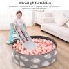 Heopeis Ball Pit Balls - Plastic Ball Play Balls BPA Free Phthalate Free Non-Toxic Play Balls for Children Ball Pit Party Brithday Ball Pool Tent.2.7inches,50pcs (Pink) view 3