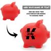 AIFLM Personalized Letter Piggy Bank Customized Name Custom Coin Bank Money Box for Girls Boys Saving Money Box Birthday Christmas Valentines Day Gift Room Decoration view 2