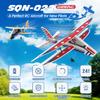 DEERC RC Plane, 2.4GHZ Remote Control Airplane W/ 3 Batteries & 6-axis Gyro Stabilizer, 2CH RTF RC Glider Toy for Beginners Kids Boys Girls Adults view 2