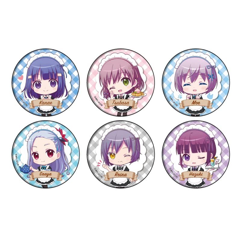 Lara Maji 21 Maid Ver. Mini Carylisto Tin Badge, Box of 6