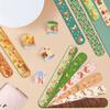 YYMYMGJ Fox Party Favors 110 PCS Fox Theme Slap Bracelets Sticker Key Chains Badge Temporary Tattoos Gift Bags for Kids Woodland Creatures Fox Birthday Party Baby Shower Jungle Safari Party Supplies view 4