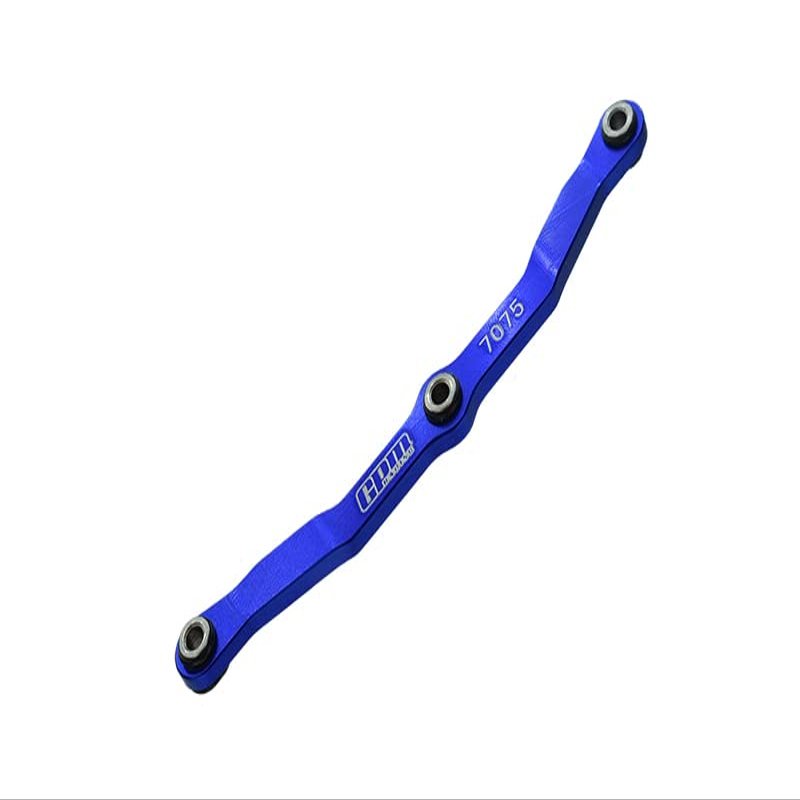 Aluminum 7075-T6 Steering Link Rod for Traxxas 1:18 TRX4M Ford Bronco Crawler 97074-1 / TRX4M Land Rover Defender 97054-1 / TRX4M K10 High Trail Crawler 97064-1 Upgrades - Blue