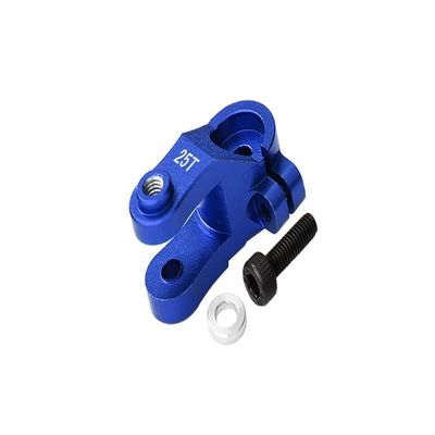 Aluminum 25T Standard Servo Horn for Traxxas 1:10 4WD MAXX 89076-4 / 4WD MAXX with WideMAXX 89086-4/1:8 4WD Maxx Slash 6S 102076-4 Upgrades - Blue