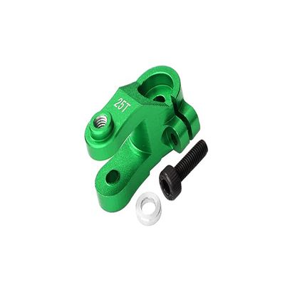 Aluminum 25T Standard Servo Horn for Traxxas 1:10 4WD MAXX 89076-4 / 4WD MAXX with WideMAXX 89086-4/1:8 4WD Maxx Slash 6S 102076-4 Upgrades - Green