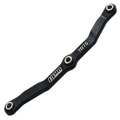 Aluminum 7075-T6 Steering Link Rod for Traxxas 1:18 TRX4M Ford Bronco Crawler 97074-1 / TRX4M Land Rover Defender 97054-1 / TRX4M K10 High Trail Crawler 97064-1 Upgrades - Black