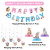 16 Pcs Cat Birthday Party Supplies, Cat Party Decorations, Kitten Birthday Party Decorations Includes 1 Cat Happy Birthday Banner, 6 Cat Hanging Cutouts, 6 Hanging Swirl Decorations and 3 Birthday Honeycomb Centerpieces for Cat Themed Birthday Party  view 3