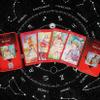 Jayiaine 78 Tarot Cards with Instruction, Waterproof, Anti-Wrinkle, Waite Tarot Cards, Deck with Exquisite Iron Box for Birthday Holiday Family Party Play Card Game,A view 3