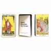 Jayiaine 78 Tarot Cards with Instruction, Waterproof, Anti-Wrinkle, Waite Tarot Cards, Deck with Exquisite Iron Box for Birthday Holiday Family Party Play Card Game,C view 1