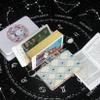 Jayiaine 78 Tarot Cards with Instruction, Waterproof, Anti-Wrinkle, Waite Tarot Cards, Deck with Exquisite Iron Box for Birthday Holiday Family Party Play Card Game,B view 1