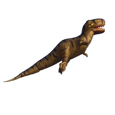 Hfly Kite 6m Tyrannosaurus Kite Line Laundry for Adults Outdoor Fun Beach Soft Inflatable Dinosaur Kite Pendant