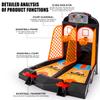 GOODLYSPORTS Mini Basketball, Table Top Games for Kids and Adults, Desktop Games, Desk Toys for Office for Adults, Basketball Gifts for Boys 8-12 view 2