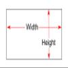 30mm x 50mm Rectangle MDF Wooden Bases Laser Cut Crafts Blanks FAST SHIPPING US SELLER view 3