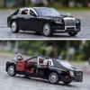 Alloy Collectible Rolls-Royce Phantom Model Toy Car, 1/32 Scale Diecast Car Model Pull Back Vehicles Phantom Toy with Sound & Light, Car Logo Can be Folded view 4