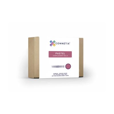 Connetix Pastel Replacement Ball Pack, 16 Pieces