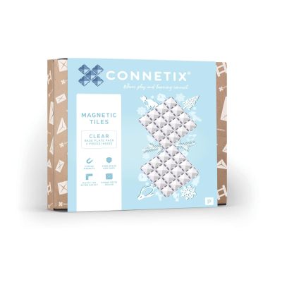 CONNETIX Clear Base Plate Pack, 2 Pieces