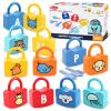 YYDeek Alphabet Learning Toys, Lock and Key Toddler Toy for Ages 2-4, Preschool Learning Activities, Kindergarten Classroom Must Haves, ABC Montessori Toys for 3 Year Old view 1