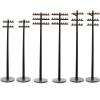 GANAZONO Miniature Pole Set of 6 for Model Train Scenery 1 100 Scale Realistic Telephone Poles for DIY Micro Landscape Decor view 1