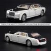 Alloy Collectible Rolls-Royce Phantom Model Toy Car, 1/32 Scale Diecast Car Model Pull Back Vehicles Phantom Toy with Sound & Light, Car Logo Can be Folded view 4