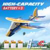 DEERC RC Plane, 2.4GHZ Remote Control Airplane W/ 3 Batteries & 6-axis Gyro Stabilizer, 2CH RTF RC Glider Toy for Beginners Kids Boys Girls Adults view 3