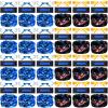 Sosation 24 Sets Nerf Party Supplies for Boys Girls 72 Pcs Gun Party Favors Two Team Nerf War Birthday Pack Safety Glasses Face Mask Wrist Belt Band Accessories Children Kids Toy Bulk(Blue and Orange) view 1