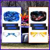 Sosation 24 Sets Nerf Party Supplies for Boys Girls 72 Pcs Gun Party Favors Two Team Nerf War Birthday Pack Safety Glasses Face Mask Wrist Belt Band Accessories Children Kids Toy Bulk(Blue and Orange) view 2