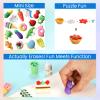 Nicunom 125 Pcs Animal Erasers for Kids, Desk Pets Mini Pencil Erasers Puzzle Eraser Bulk 3D Cute Erasers for Classroom Prizes School Supplies Party Favors Toys Gifts Fillers view 2