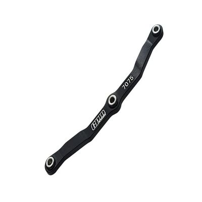 GPM Aluminum 7075-T6 Steering Link Rod for TRAXXAS 1/18 TRX4M Ford Bronco Land Rover Defender TRX-4M K10 High Trail (Black)