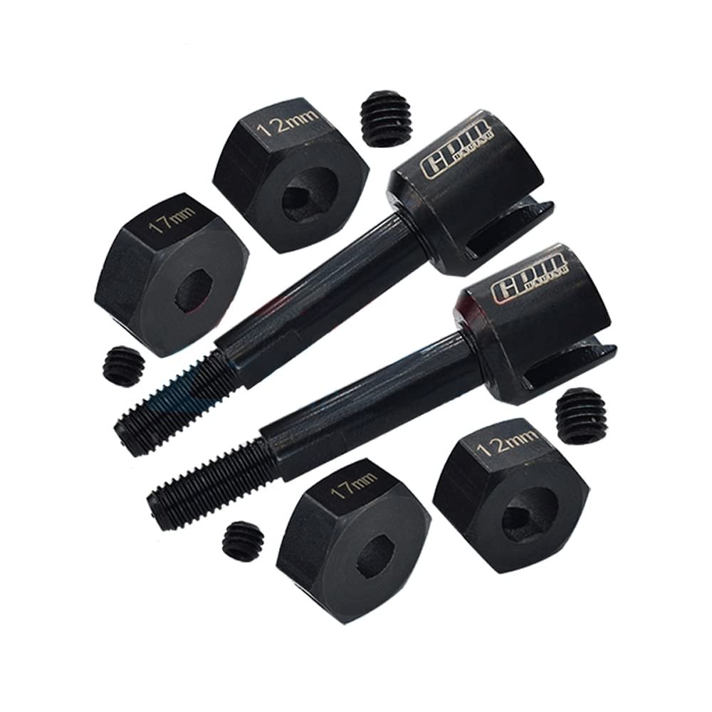 GPM for Team LOSI 1/8 LMT 4WD Solid AXLE Monster TRUCK-LOS04022 Medium Carbon Alloy Steel Rear axle