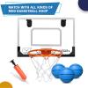 Amarlozn 6" Mini Basketball for Small Basketball Hoop, Beach Indoor Basketballs Soft Ball for Pool Hoop Outdoor Play Game Gift Pack for Toddler Kids Adults, Blue view 2