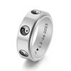 LiFashion Personalized Yin Yang Spinner Rings for Him Her,Customized Tai Chi Yin Yang Ring Stress Anxiety Relief Spinner Band Yin and Yang Fidget Rings Taoism Zen Spirit Talisman Gift view 1