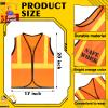 Bokon 12 Pcs Kids Construction Vests, Construction Party Supplies Toddler Worker Costume, Ages for 3-8(Orange) view 3