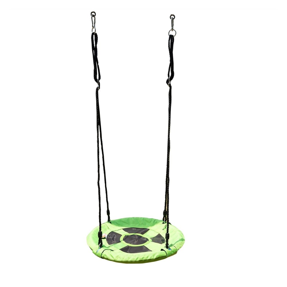 LUCBEI Swings Seats 23in Swing, Outdoor Kids Playground Equipment, Spinning Tree Nest Swing, 900D 600lb Flying Rope Round Swing Play Set Swings