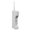 Pilipane Retro Brick Cell Phone Ornament with Iron Simulation  Vintage Cellular Phone Model for 80s 90s Themed Party Decorations, Home Living Room Decor & Photographic Props (White) view 1