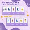 Aizweb Magic E Word Games,Phonics Games Flash Card for Preschool Kindergarten Classroom Must Haves,Spelling Reading Learning Games,Speech Therapy Montessori Educational Toy for Kid 3 4 5 Year Old view 2