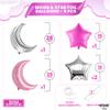 KatchOn, Moon and Star Balloons Baby Shower - Pack of 5 | Moon Balloon, Star Balloons for Baby Shower Decorations | Gender Reveal Party Decorations view 4