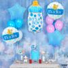 KatchOn, Its A Boy Balloons Set - Pack of 5 | Baby Boy Bottle Balloon | Foil Baby Boy Balloons | Gender Reveal Decorations | Its A Boy Baby Shower Decorations | Blue Gender Reveal Decoration view 3